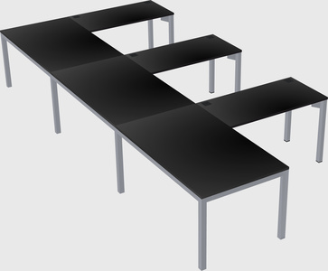 L-shaped desk