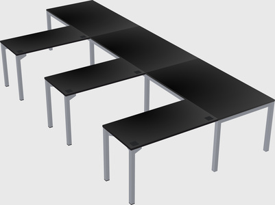 L-shaped desk