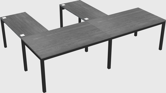 L-shaped desk