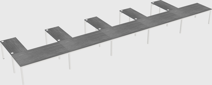L-shaped desk