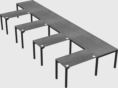 L-shaped desk