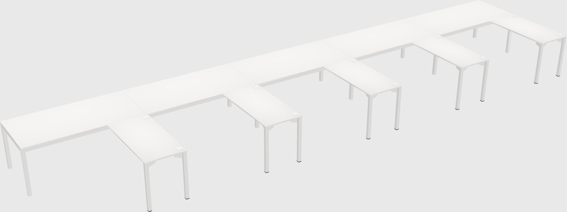 L-shaped desk