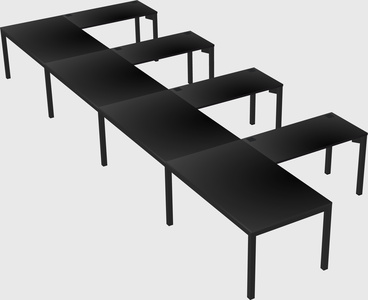 L-shaped desk