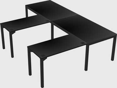 L-shaped desk