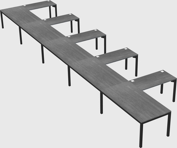 L-shaped desk