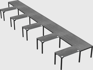 L-shaped desk