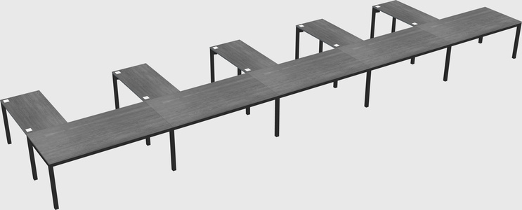 L-shaped desk