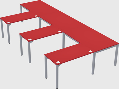 L-shaped desk