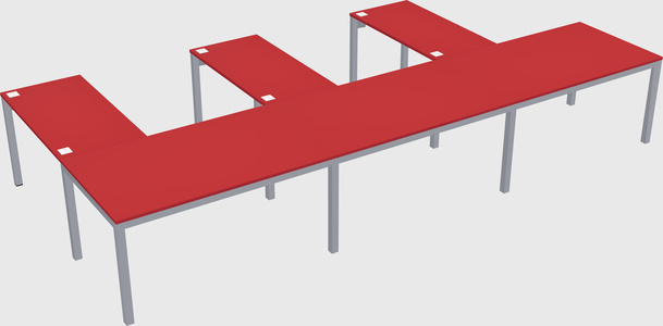L-shaped desk