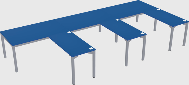 L-shaped desk