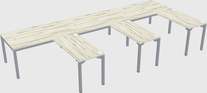 L-shaped desk