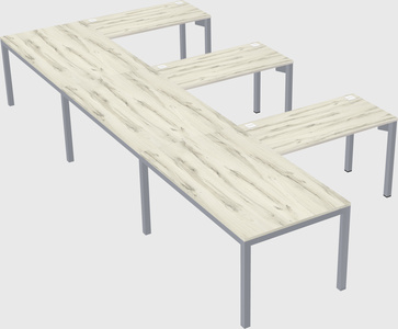 L-shaped desk