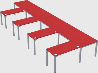 L-shaped desk