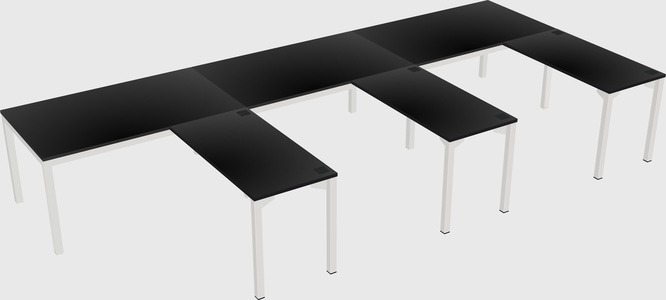 L-shaped desk