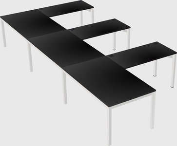 L-shaped desk