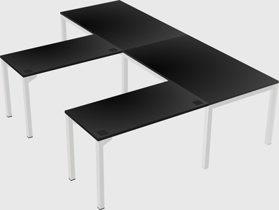 L-shaped desk