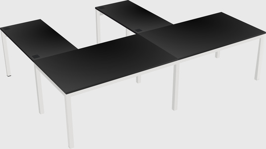 L-shaped desk