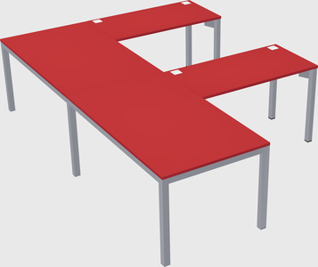 L-shaped desk