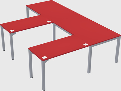L-shaped desk