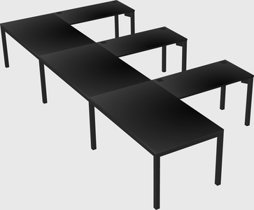 L-shaped desk