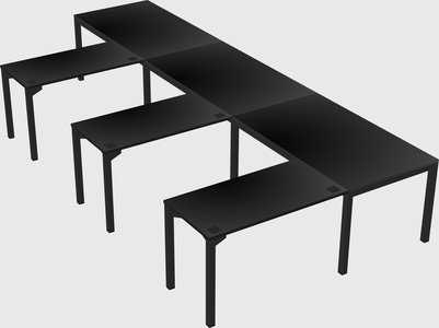 L-shaped desk