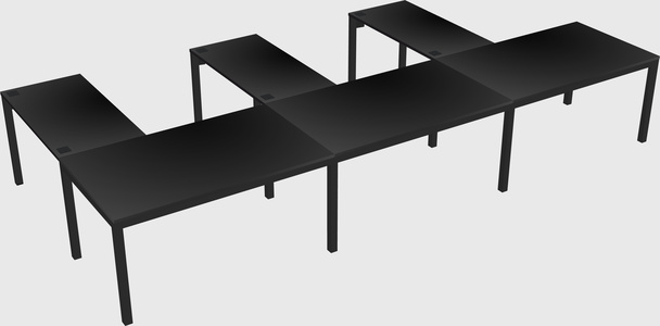 L-shaped desk