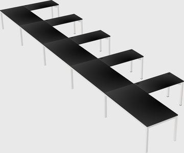 L-shaped desk