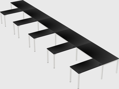 L-shaped desk