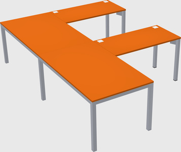 L-shaped desk
