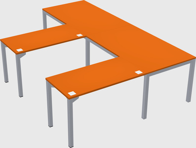 L-shaped desk