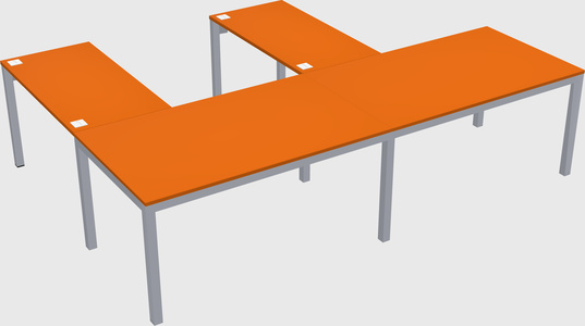 L-shaped desk