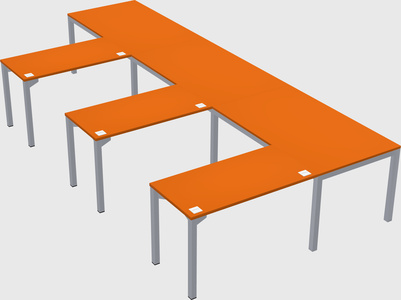L-shaped desk