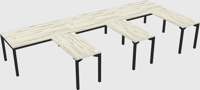 L-shaped desk