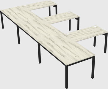 L-shaped desk