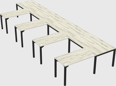 L-shaped desk