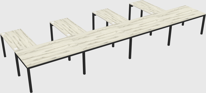 L-shaped desk