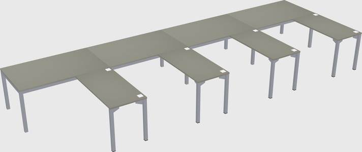 L-shaped desk