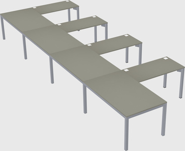 L-shaped desk