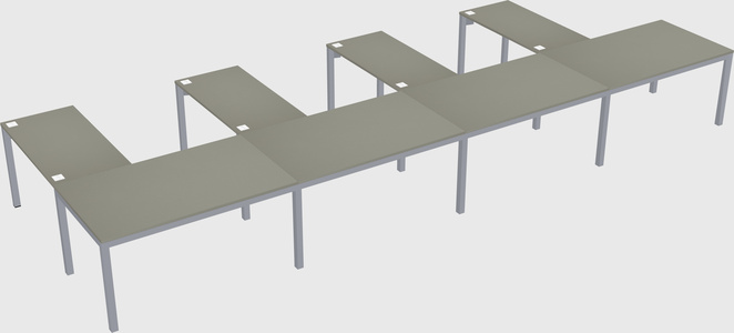 L-shaped desk