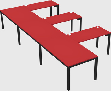 L-shaped desk
