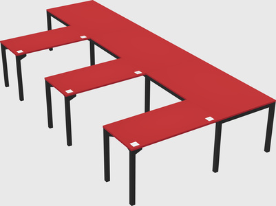 L-shaped desk