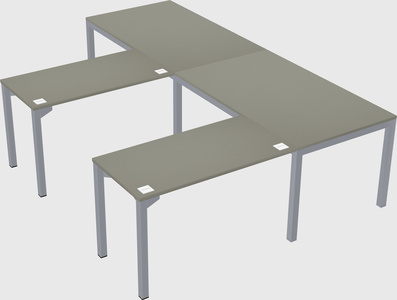 L-shaped desk