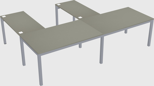 L-shaped desk