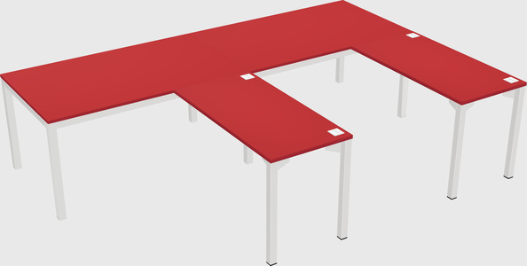 L-shaped desk