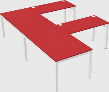 L-shaped desk