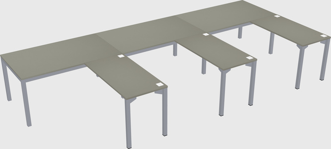 L-shaped desk