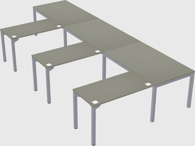 L-shaped desk