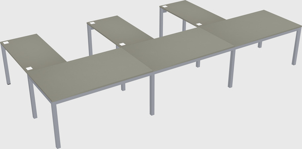 L-shaped desk