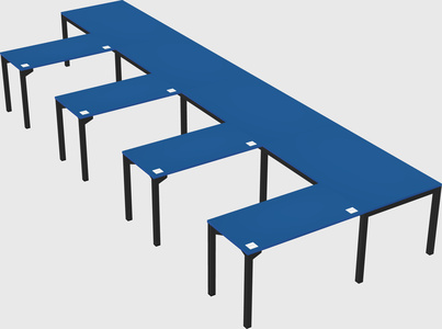 L-shaped desk