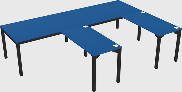 L-shaped desk
